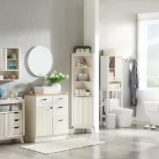 Picture of Bronze Natural wood Bathroom Cabinet