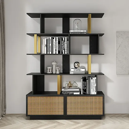 Picture of Loria bookcase - natural wood - multi-use