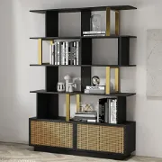 Picture of Loria bookcase - natural wood - multi-use