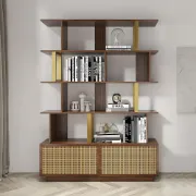 Picture of Loria bookcase - natural wood - multi-use