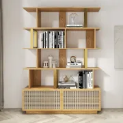 Picture of Loria bookcase - natural wood - multi-use