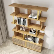 Picture of Loria bookcase - natural wood - multi-use