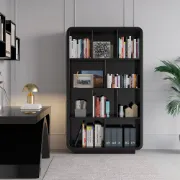 Picture of Picanto Bookcase with 4 Shelves - Natural Wood