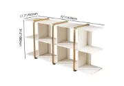 Picture of Armia Bookcase with Shelves - Natural Wood