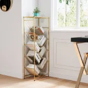 Picture of Value Bookcase with 4 Sloping Shelves - Made of  Metal .