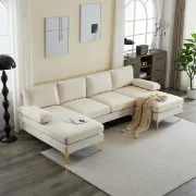 صورة Piece Upholstered Sectional