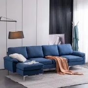 صورة Piece Upholstered Sectional