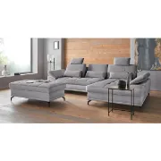 Picture of Places of Style corner sofa Costello, with seat depth adjustment and armrest function, incl. 3 kidney cushions