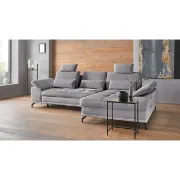 Picture of Places of Style corner sofa Costello, with seat depth adjustment and armrest function, incl. 3 kidney cushions