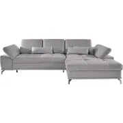 Picture of Places of Style corner sofa Costello, with seat depth adjustment and armrest function, incl. 3 kidney cushions