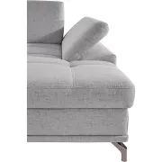 Picture of Places of Style corner sofa Costello, with seat depth adjustment and armrest function, incl. 3 kidney cushions