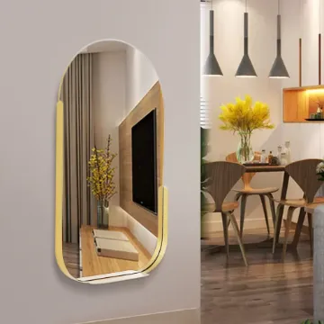Show details for Golden Arc Elegance Wall Mirror Picture of Golden Arc Elegance Wall Mirror
