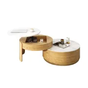 Picture of Doba coffee table natural wood with drawers