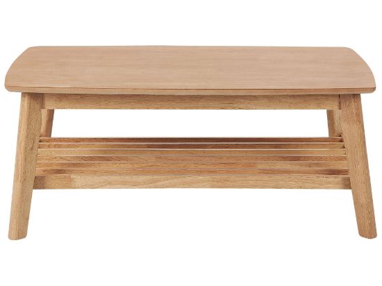 Picture of Lava Natural wood table with shelf