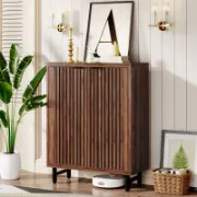 صورة خزانة أحذية كاسكيد - خشب طبيعي