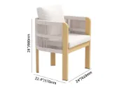 Picture of Veridian outdoor dining set – Natural Wood