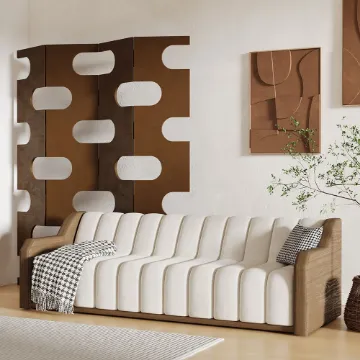 Show details for Sofa "Riva - Natural Wood Picture of Sofa "Riva - Natural Wood