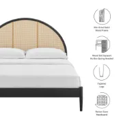 Picture of Archo natural wood bed