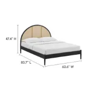 Picture of Archo natural wood bed