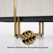 Celesta Natural Wood Round Coffee Table & TV table Set