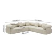 Jekaz Natural Wood Living Set