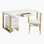 Picture of Coliden Modern desk with drawers