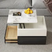 Picture of Elevia Lift-Top Coffee Table – Smart Functionality in Natural Wood
