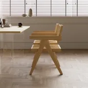 صورة كرسي زافيرا بالراتان – تصميم مينيمالي بلمسة طبيعية
