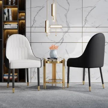 Show details for Vera Luxe Dining Chair  with Natural Wood Picture of Vera Luxe Dining Chair  with Natural Wood