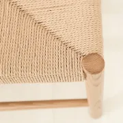 Picture of Saku Boho Woven Wood Bench