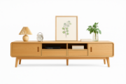 Picture of Rikka Natural wood TV table