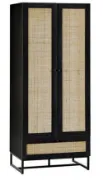 Picture of Ravena - Double Door Wardrobe with Drawer