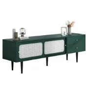 Picture of Soma – Green Woven-Panel TV unit