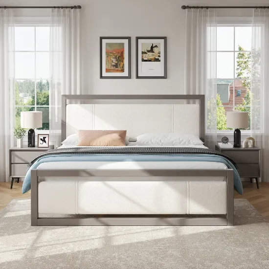 Picture of Elandor Natural Wood King Size Bed