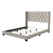 Picture of Ivana Natural Wood Bed – Tufted Design