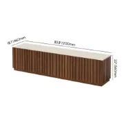 Picture of Lonteo Natural Wood TV Unit – with Stone Top