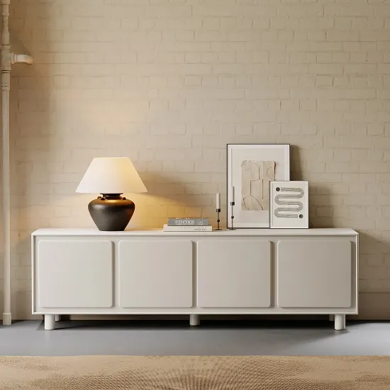 Picture of Novia Natural Wood TV Stand – Modern Design