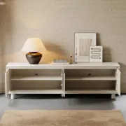 Picture of Novia Natural Wood TV Stand – Modern Design