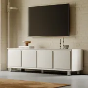 Picture of Novia Natural Wood TV Stand – Modern Design