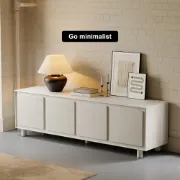 Picture of Novia Natural Wood TV Stand – Modern Design