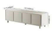 Picture of Novia Natural Wood TV Stand – Modern Design