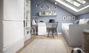 Picture of Aero Natural Wood Study Desk – 3 Drawers & Minimalist Design