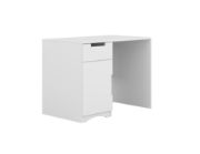 Picture of Dovo - Classic Study Desk with Drawer & Cabinet - Natural wood