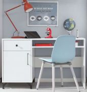 Picture of Marvion - Modern Study Desk with Storage – Natural wood