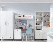 Picture of Marvion - Modern Study Desk with Storage – Natural wood