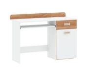 Picture of Melora Natural Wood Desk with Drawer & Storage Cabinet – Modern Design