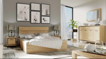 تفاصيل ڤيرونا طقم غرفة نوم تصميم عصري متكامل - خشب طبيعي صورة ڤيرونا طقم غرفة نوم تصميم عصري متكامل - خشب طبيعي