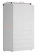 Picture of Nova – Youth Corner Wardrobe-Natural Wood