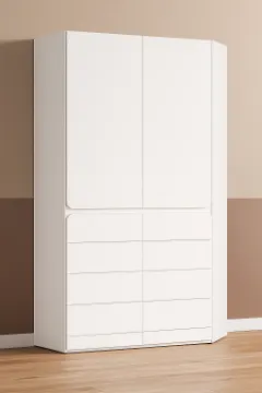 Show details for Nova – Youth Corner Wardrobe-Natural Wood Picture of Nova – Youth Corner Wardrobe-Natural Wood