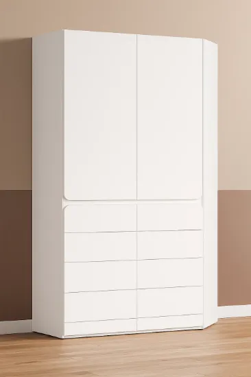 Picture of Nova – Youth Corner Wardrobe-Natural Wood